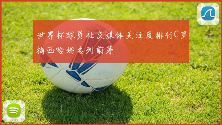 世界杯球员社交媒体关注度排行C罗梅西哈姆名列前茅